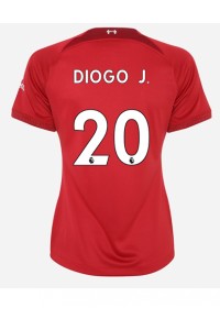 Liverpool Diogo Jota #20 Voetbaltruitje Thuis tenue Dames 2022-23 Korte Mouw